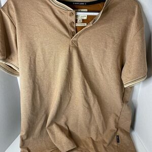 Soft James Men's Casual Brown Button Down Shirt